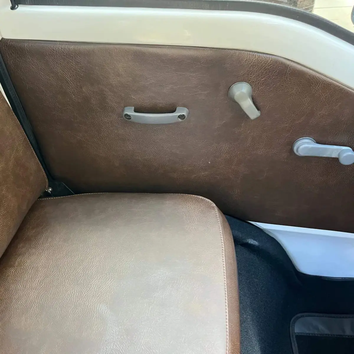 Subaru Sambar Door Panel Covers - Distressed Brown - Driver & Passenger Side - Subaru Sambar Truck - Ks3, Ks4 Models - 1990-1998 1