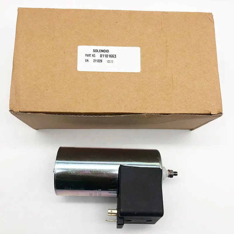 01181663 0118 1663 Diesel Stop Solenoid 12V For Deutz Fl912 Blf913 Bf4l913 F4l913 Bf6l913 2