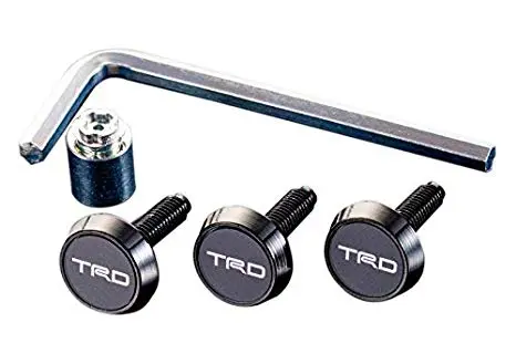 Trd Japan License Plate Lock Bolt Set 1