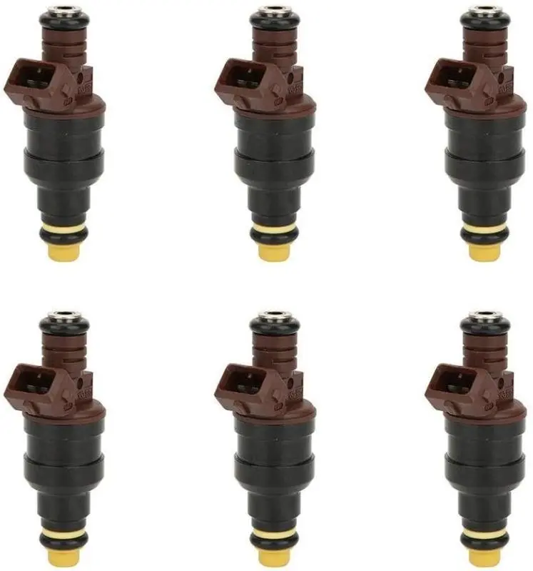 6Pcs 0280150975 Fuel Injectors Car Fuel Spray Nozzle For Chevrolet Gm Omega Silverado 4.1L 1