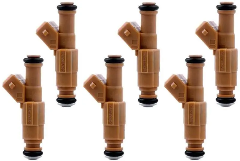 6Pcs Fuel Injector 0280155700 For 1989-1998 Jeep Cherokee 1987-1992 Jeep Comanche 1