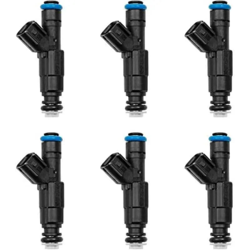 0280155784 0280155974 Fuel Injectors Set 6 Pcs Upgrade For Jeep 1999-2004 4.0L I6 1
