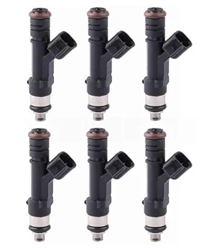 6Pcs 0280158020 Fuel Injectors Compatible For Dodge Dakota Nitro Jeep Commander 3.7L 1