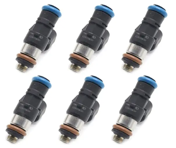 6Pcs Fuel Injectors 0280158091 Fit For Ford Mercury Mazda Lincoln 3.5L 3.7L Cx-9 1