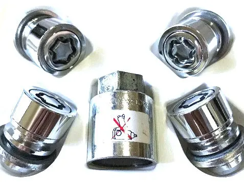 Genuine Lexus Japan 2016-2022 Rx Premium Wheel Lock Set (Chrome) 3