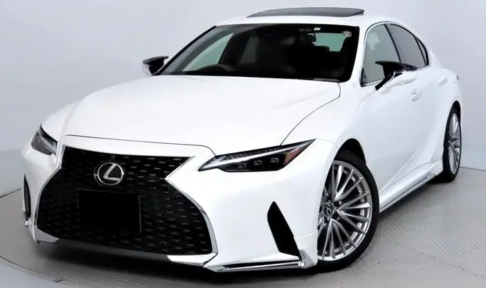 Genuine Lexus Japan 2021-2025 Is Factory Painted Side Skirts With Chrome Garnish 12