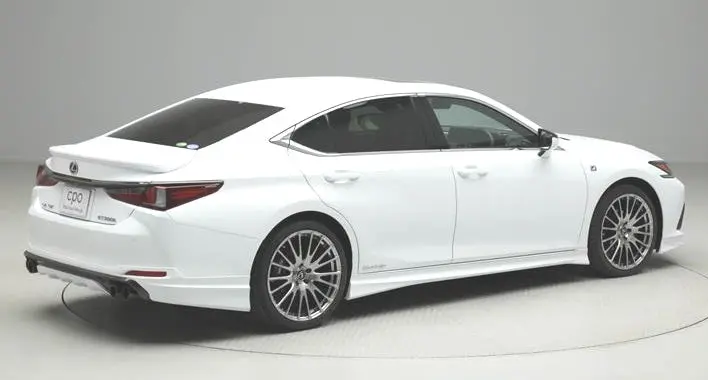Trd Japan 2019-2021 Lexus Es Factory Painted Rear Diffuser And Dual Exhaust System 1