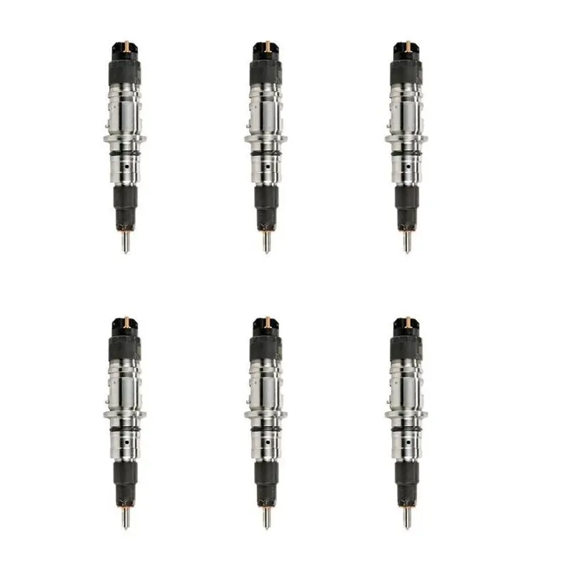 6Pcs Reman Fuel Injector 0986435621 For Bosch 2013 - 2018 Dodge 6.7L Cummins 2500 3500 1