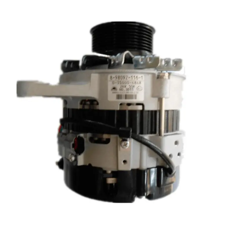 1-81200365-0 1812003650 Alternator 28V 35A For Hitachi Excavator Ex100w Ex100wd Ex160wd Ex200 Isuzu Engine 6Bd1 1