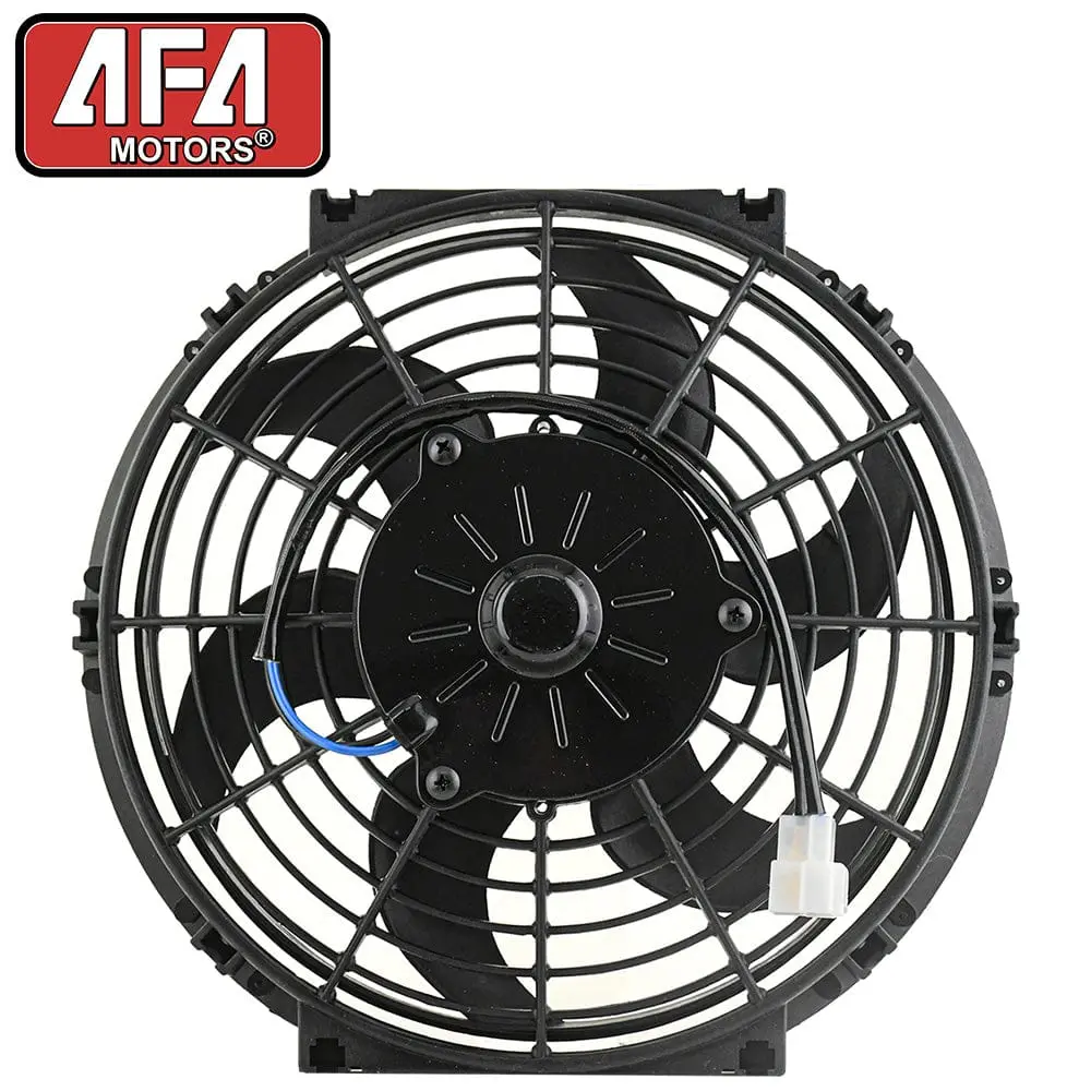 10" Inch Universal Slim Fan Push Pull Electric Radiator Cooling 12V 80W 1