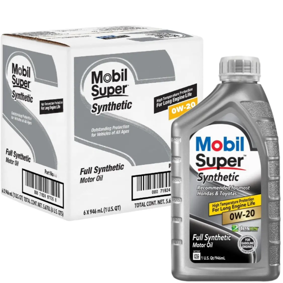 Mobil Super™ Synthetic 0W-20 Mob123085 Qt / Mob123087 Gl 3
