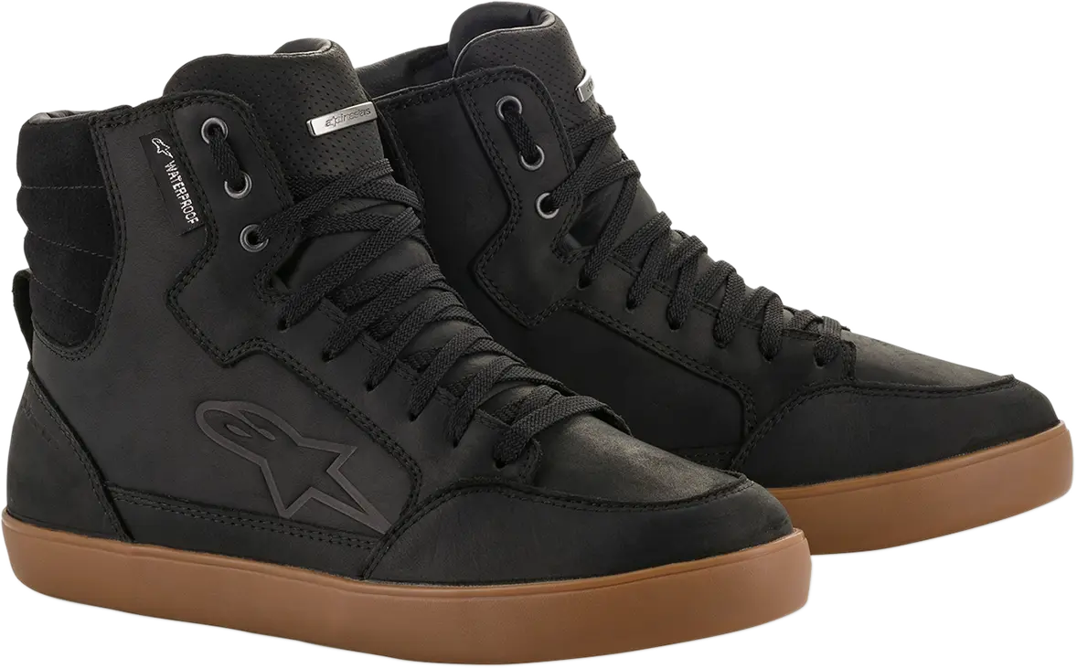 Alpinestars J-6 Waterproof Motorcycle Boots – Black Upper With Gum Sole, Us Size 13 (2542015-1084-13) 1