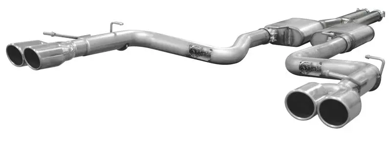 Afe Machforce Xp Stainless Steel Exhaust Muffler – 4-Inch Inlet/Outlet, 8-Inch Diameter, 409 Ss Construction 1