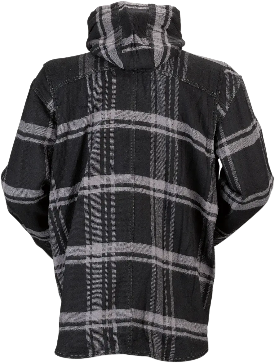 Z1R Timber Flannel Shirt – Black/Gray Plaid, Size 5Xl 1