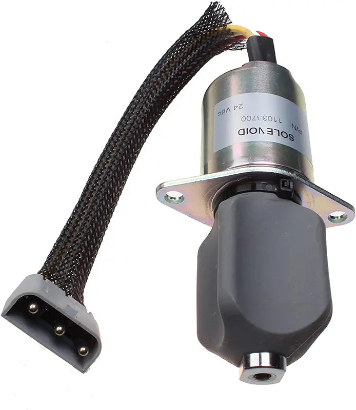 Voe11033700 11033700 Stop Solenoid 24V For Volvo Wheel Loaders L70c L330c L70b L330c 2