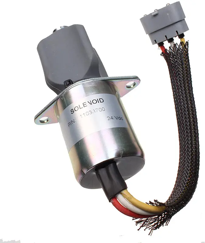 Voe11033700 11033700 Stop Solenoid 24V For Volvo Wheel Loaders L70c L330c L70b L330c 1