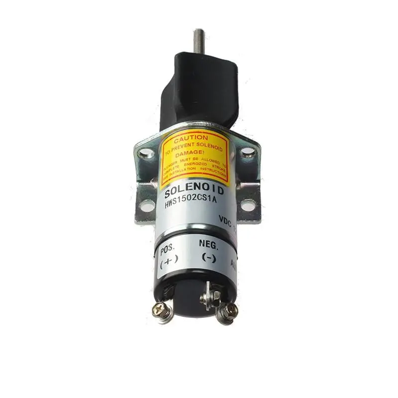 1500-1008 1502Es-12C2u1b1s1 Fuel Stop Solenoid 12V 3 Terminal For Woodward 1500-1008 12V 1502Es 2