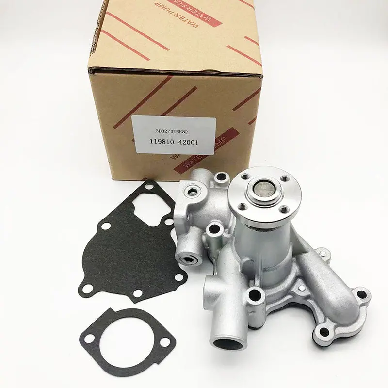 Water Pump 119810-42002 119810-42001 Am875326 Mia880036 Vv11981042001 For Komatsu Pc20 Pc27r Hd25 Jw30 Excavator 2