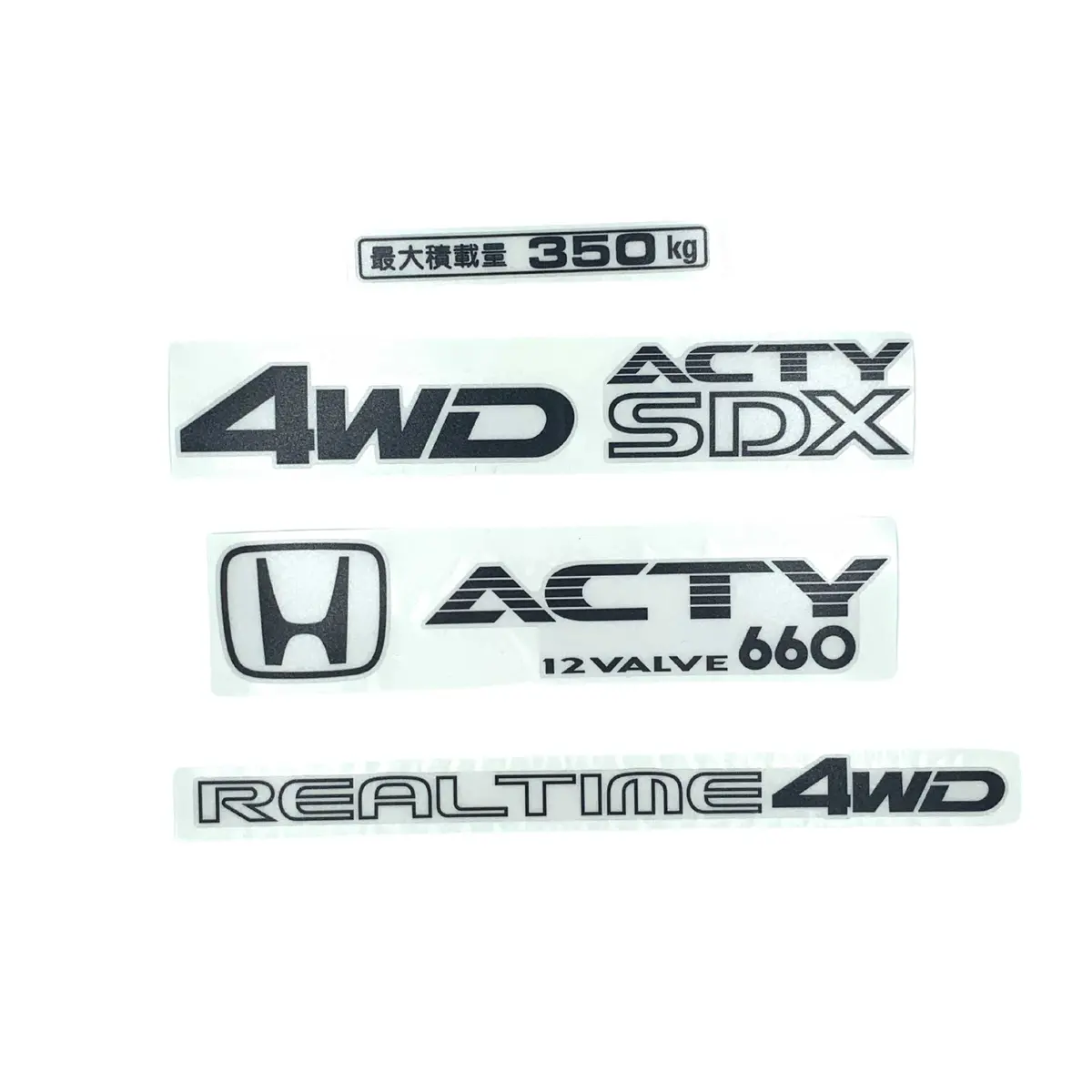 Honda Acty Sdx 4Wd Decal Package - Honda Acty Truck Ha3, Ha4 Models (1990-1999) -  Premium Quality Mini Truck Decal 1