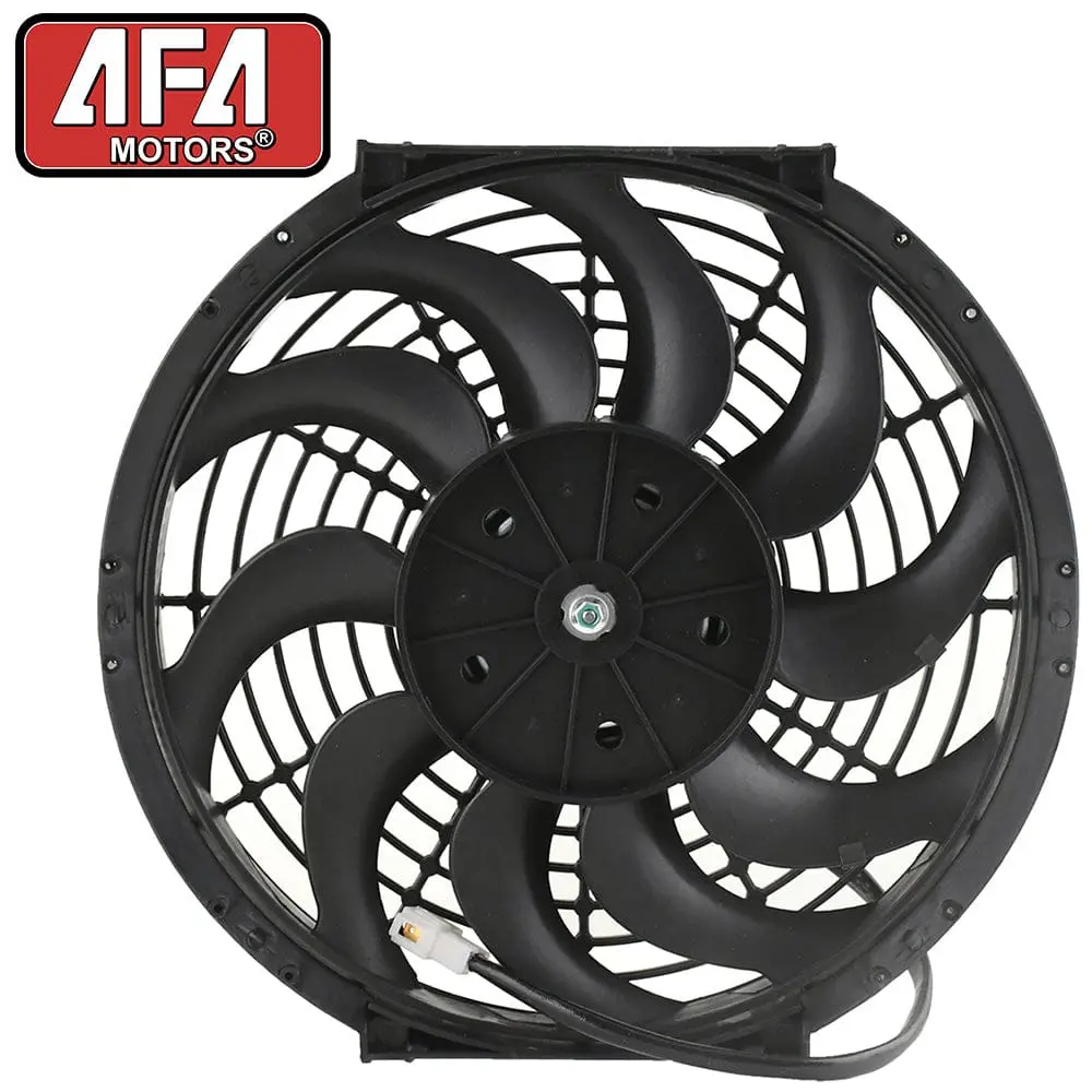 12 Inch 80W 12V Universal Push / Pull Electric Slim Radiator Cooling Fan 1