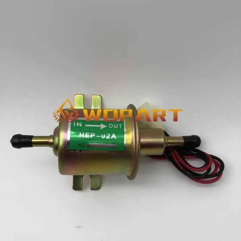 Electric Fuel Pump 129612-52200 035000-3500 For Yanmar Engine 4Tnv94 4Tnv98 2