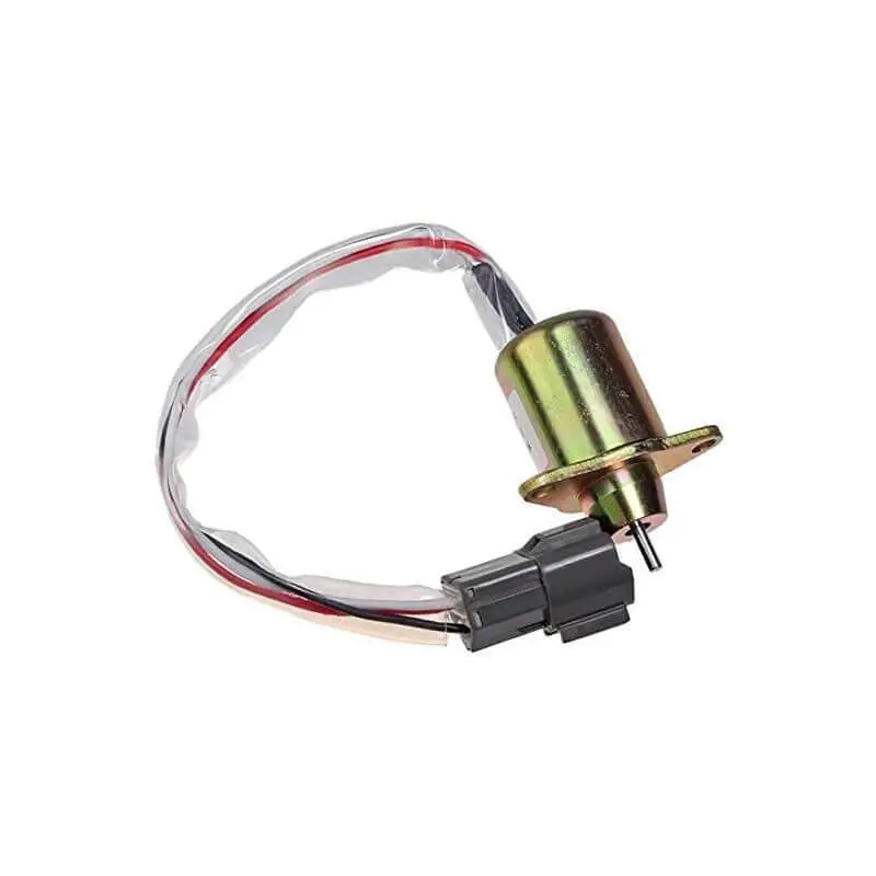 129612-77940 Fuel Shut Off Solenoid 24V For Yanmar 3Tnv88-Bptb2 Engine Tb235 Doosan Dh80 Excavator 1