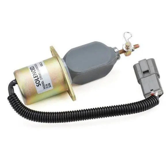 Stop Solenoid 129953-77803 For Hyundai Excavator 33Hdll Wheel Loader Hl740-3 1
