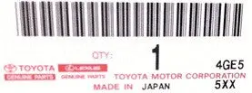 Genuine Lexus Japan 2014-2016 Is Chrome Rear Trunk Garnish 2