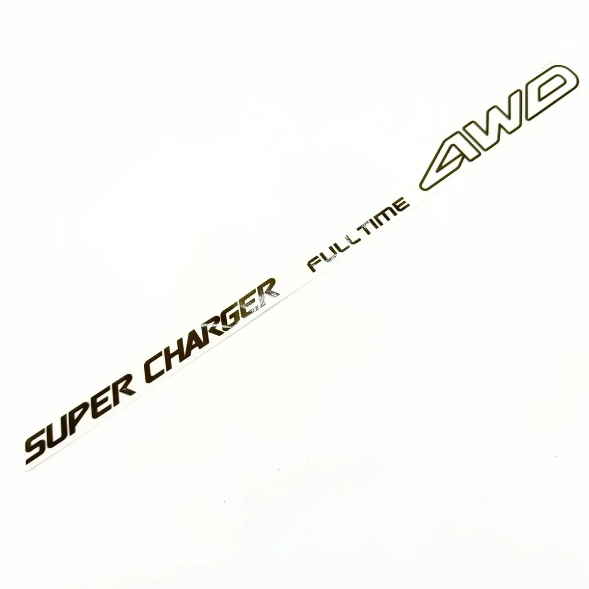 Super Charger Fulltime 4Wd - Subaru Sambar Van Kv4 Models - 1990-1998 - Premium Decal 1