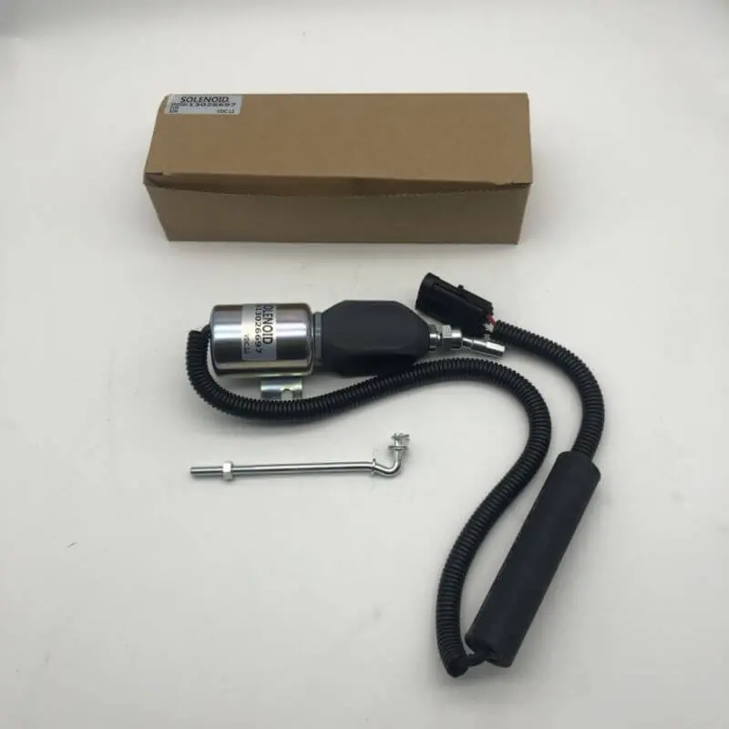 24V Stop Solenoid 3964622 Sa-5006-24 13026697 For Cummins C B 5.9L 8.3L 8.1 Excavator Hyundai 335Lc-7 2