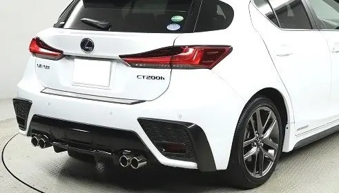 Trd Japan 2018-2020 Lexus Ct Rear Diffuser Kit (Unpainted) And Dual Exhaust System 1