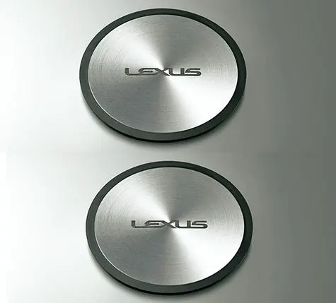 Genuine Lexus Japan 2018-2025 Ls 500/500H Aluminum Cup Holder Plate Set 2