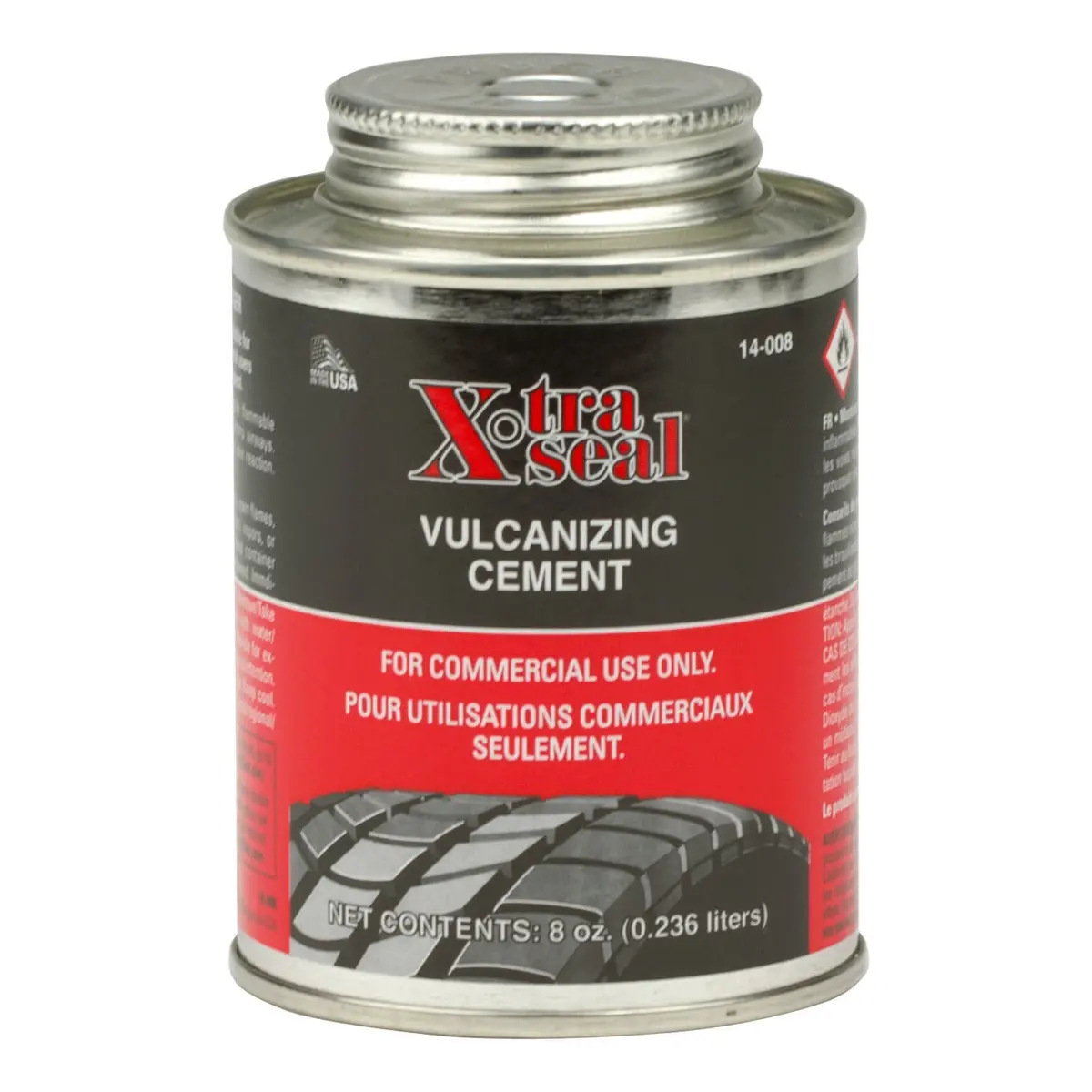 X-Tra Seal Vulcanizing Cement 8Oz Xtr 14-008 1