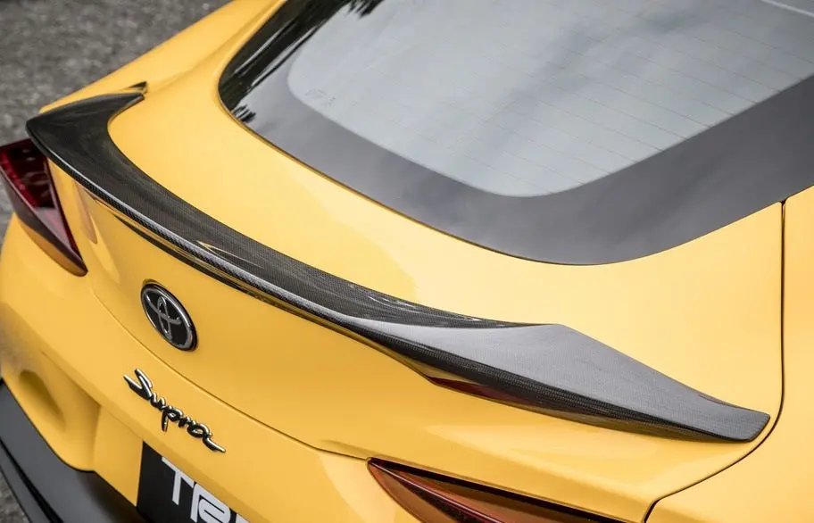Trd Japan 2020-2025 Toyota Gr Supra Cfrp Carbon Fiber Trunk Spoiler Kit 1