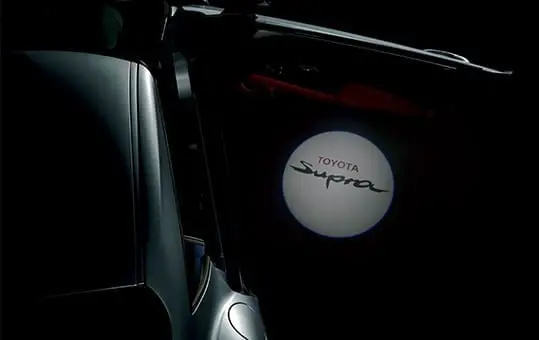 Genuine Toyota Japan 2020-2025 Gr Supra Led Door Courtesy Projection Lamp Unit Set (Set Of 2) 1