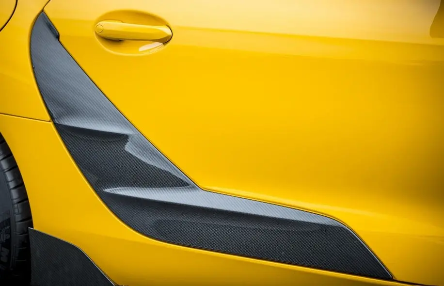 Trd Japan 2020-2025 Toyota Gr Supra Cfrp Carbon Fiber Side Door Garnish Set 1