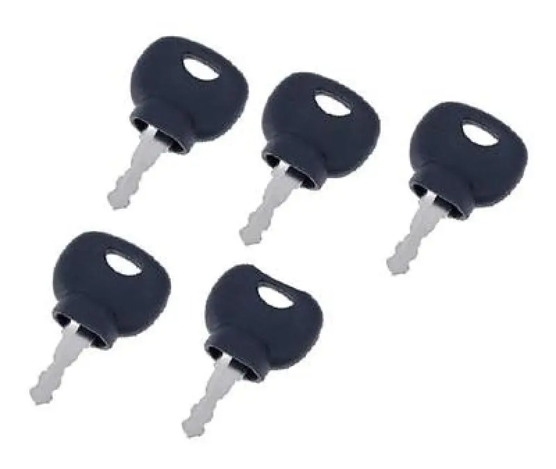 5Pcs Ignition Keys 14707 For Bobcat Holland Industrial Jcb Bomag Hamm Roller Compaction Dynapac Terex Vibromax Volvo Ford 1