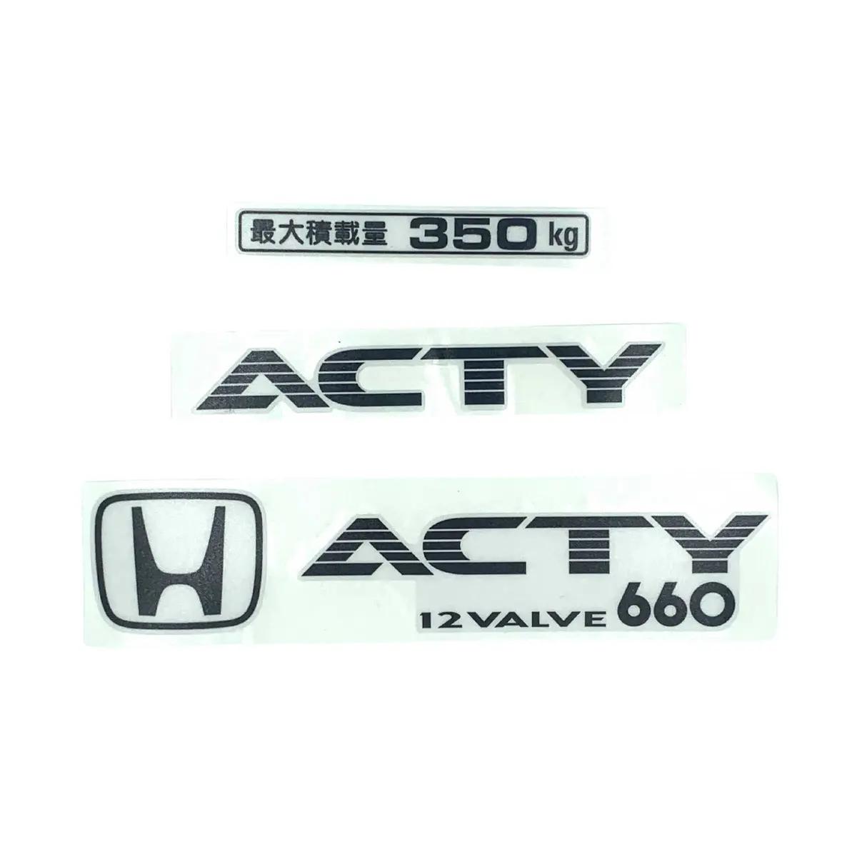 Honda Acty Decal Package - Honda Acty Truck Ha3, Ha4 Models (1990-1999) - Premium Quality Mini Truck / Kei Truck Decal 1