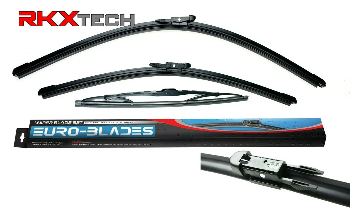 Euro-Blades Front + Rear Wiper Blade Set For A3 (24"+19"+13.5") 1
