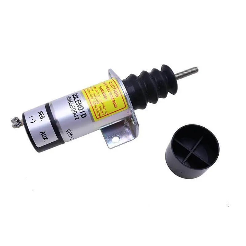 12V Diesel Stop Solenoid 1500-2060 1502-12C2g1b2 With One Treminal For Woodward 1500 Series 1