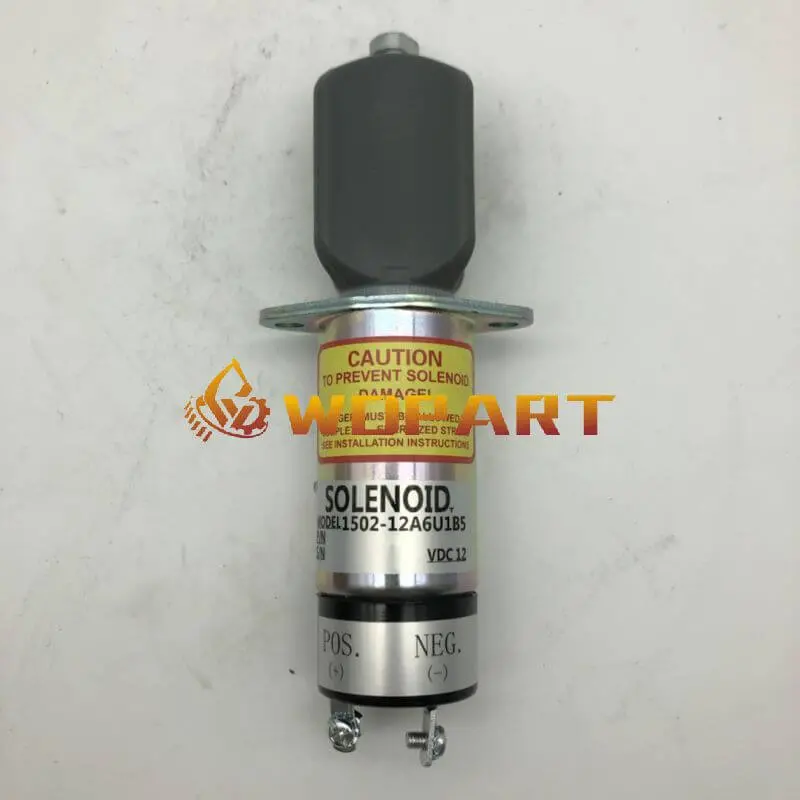 1500-2024 1502-12A6u1b5 Diesel Fuel Stop Solenoid For Woodward 12V 2
