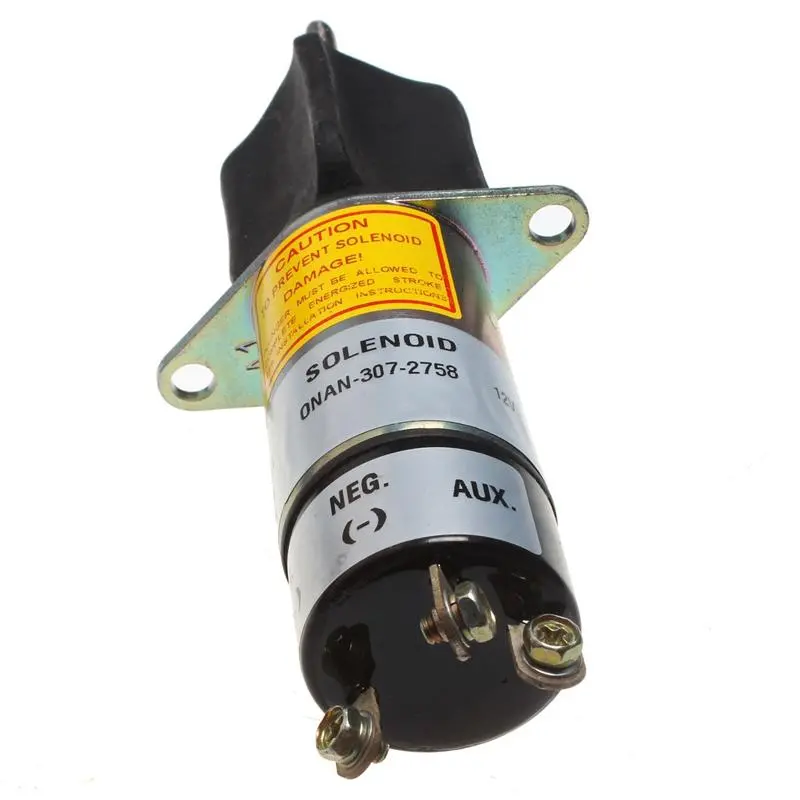 Wdpart 307-2758 12V Stop Governor Solenoid With Three Terminal For Miller Welders Aead 200Le 1