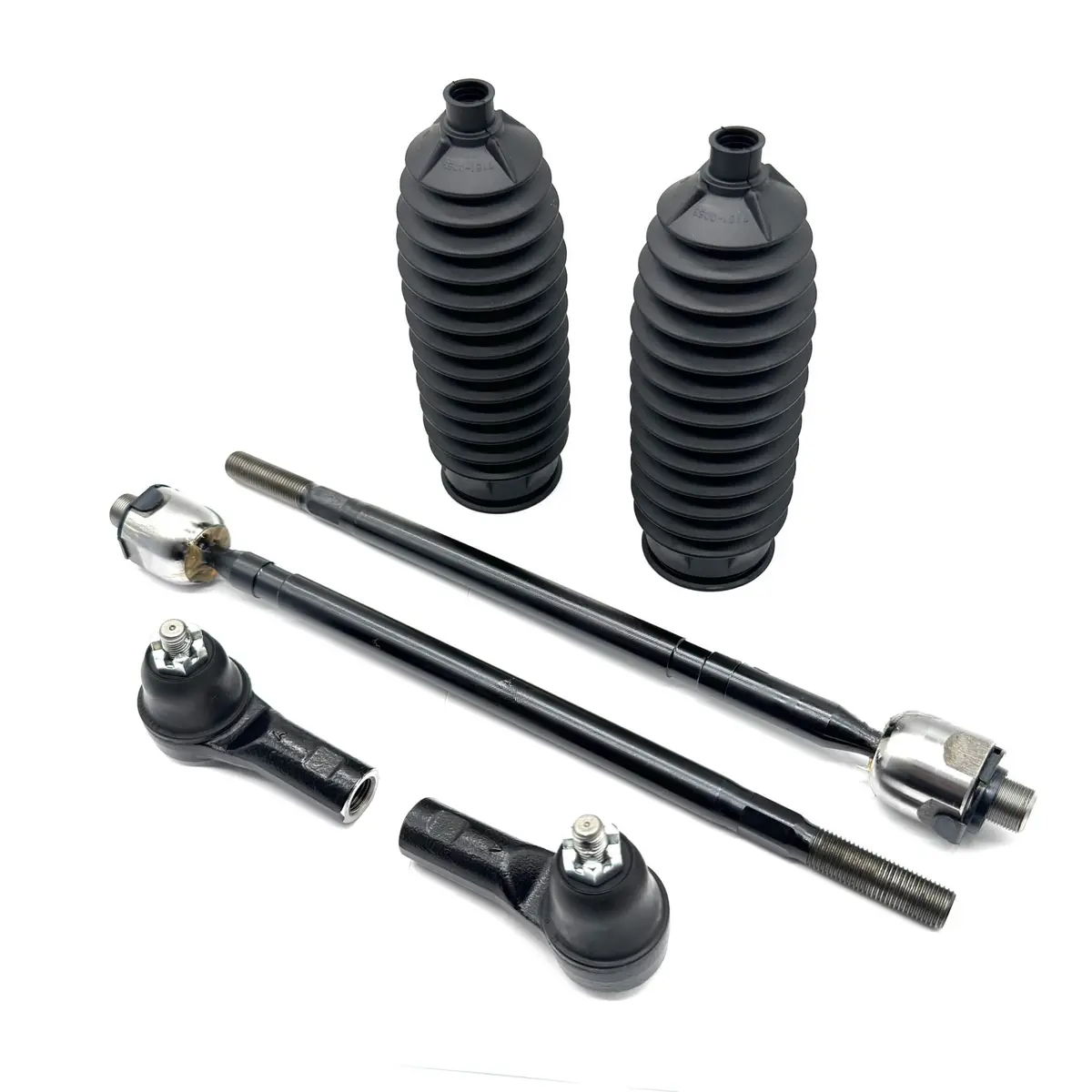 Steering Upgrade Kit - 6 Piece - Inner & Outer Tie Rods, Steering Rack Boots -  Honda Acty Truck - Ha8, Ha9 Models - 2009-2022 1