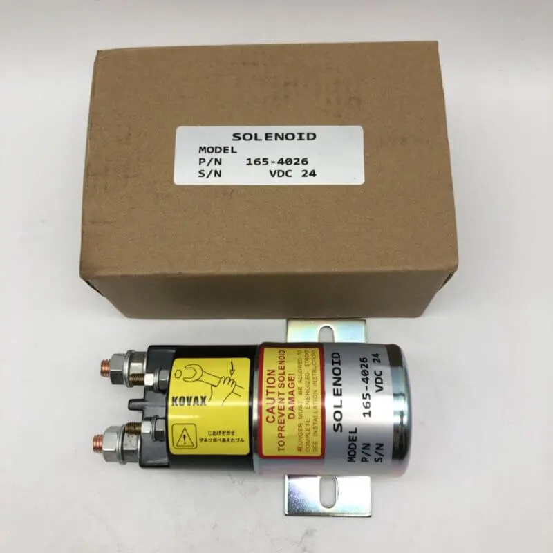 24V Power Solenoid Valve 165-4026 1654026 For Cat E312c E320c E320b Excavator 2