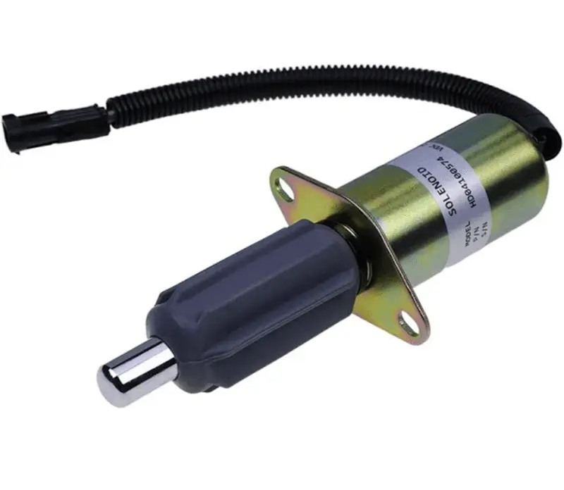 24V Fuel Shutoff Solenoid 3921980 For Cummins Engine 6Ct 6Cta 6C 8.3 1