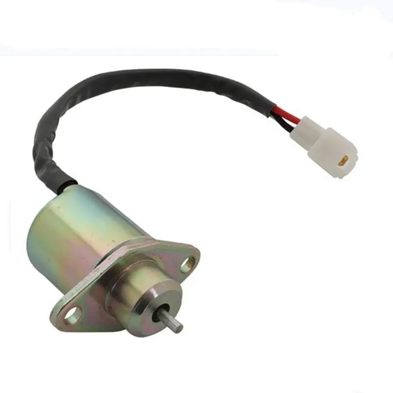 16616-60010 12V Fuel Shutoff Solenoid For Kubota Tractor B2100hse B2400d B2400e F2260 F2560 F2560e 1
