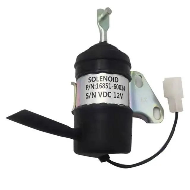 16851-60014 16851-60011 16851-60012 16851-60013 052600-4530 6670776 Fuel Stop Solenoid 12V For Kubota D902 B7410d Bx24 Bx25 1