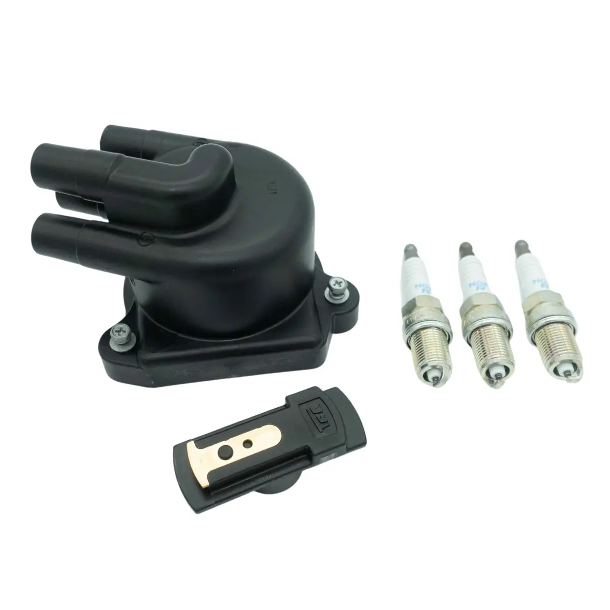 Ignition Kit - 5 Piece - Cap, Rotor, Spark Plugs - Honda Acty Truck Ha3, Ha4 Models - 1990-1999 1