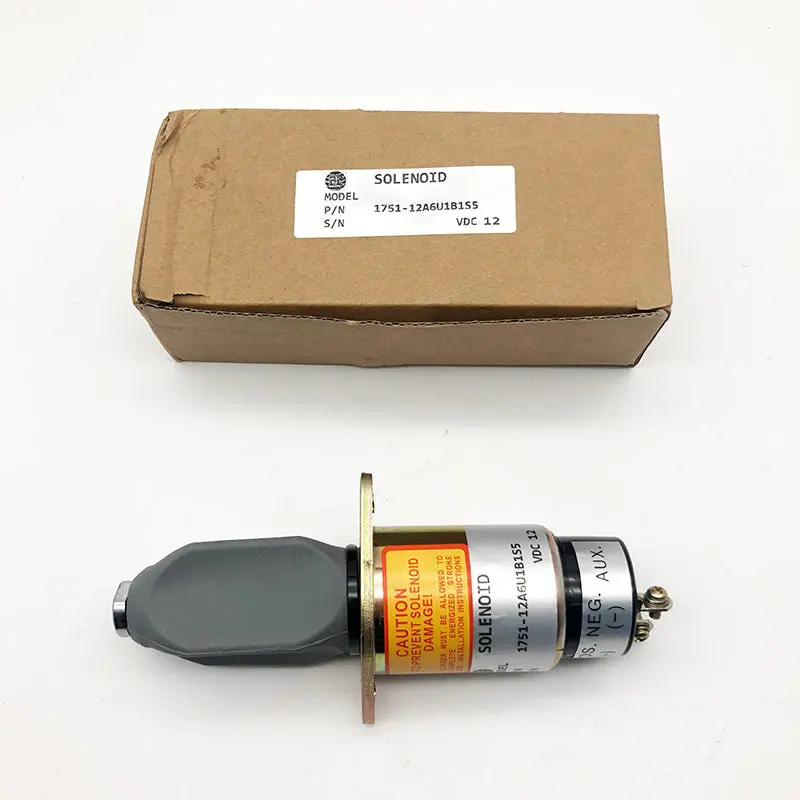 1700-2517 1751-12A6u1b1s5a Diesel Fuel Stop Solenoid For Woodward 12V 1