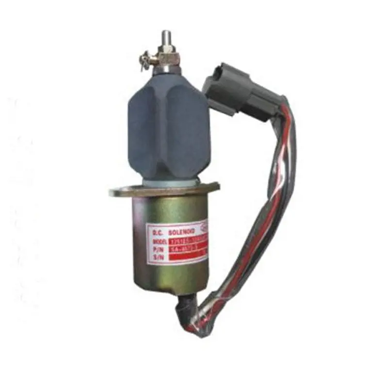 Replacement 1751-246Uibis5a 12V Fuel Flameout Stop Solenoid Switch For Caterpillar Cat Excavator E200b 1